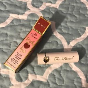 Too faced peach kiss lipstick
